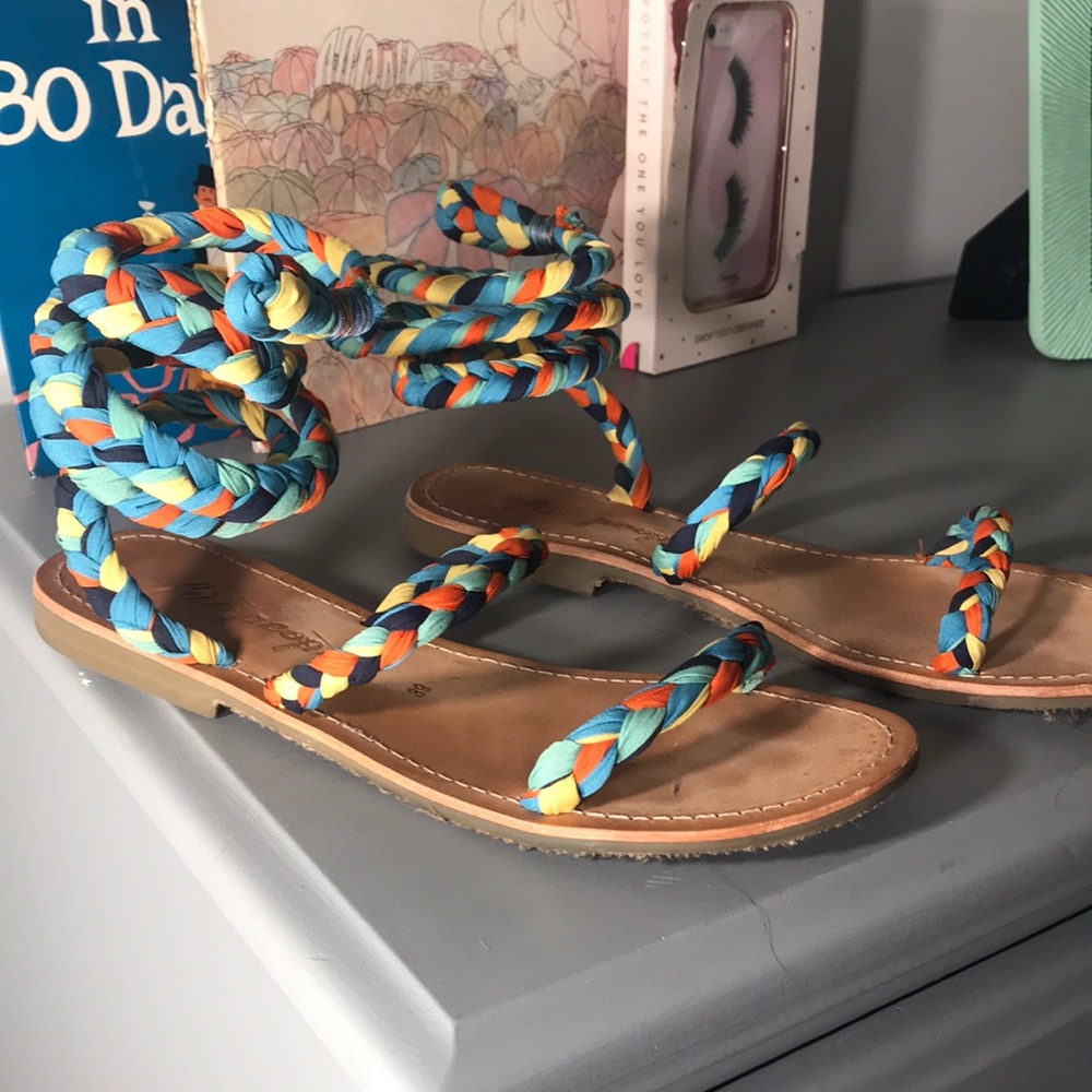 Free people wrap sandal